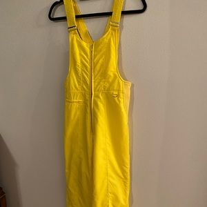 Woman’s Skyr Yellow Ski Bib